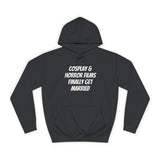 Cosplay/er Hoodie – Cosplay & Horror Finally Get Married (dark color hoodies)