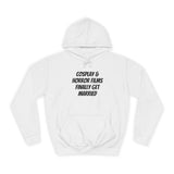 Cosplay/er Hoodie – Cosplay & Horror Finally Get Married (light color hoodies)