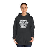 Cosplay/er Hoodie – Cosplay & Horror Finally Get Married (dark color hoodies)