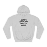 Cosplay/er Hoodie – Cosplay & Horror Finally Get Married (light color hoodies)