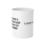 Cosplay/er 11oz White Ceramic Mug – Cosplay & Horror Films Finally Get Married